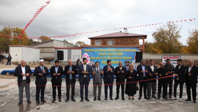 Bitlis'te "İçme Suyu Terfi Merkezi"nin açılışı yapıldı