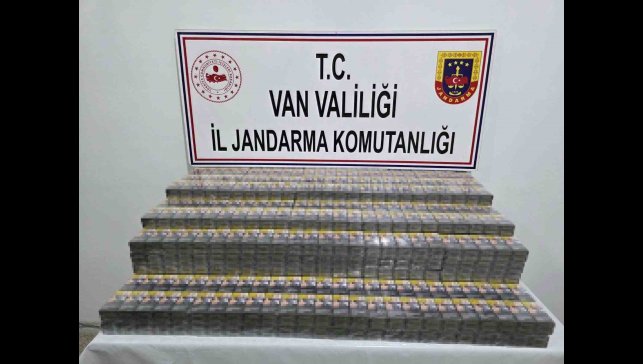 Van'da 2 bin 470 paket kaçak sigara ele geçirildi