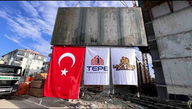 Malatya Güven Sitesi'nde beton işleri tamamlandı