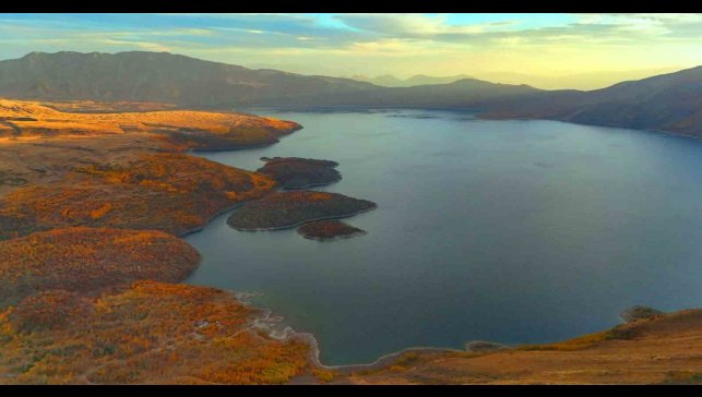 Nemrut Kalderası'ndaki sonbahar güzelliği mest etti