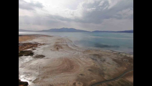 Erçek Gölü son 30 yılda büyük çekilme yaşadı