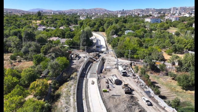 Şorşor deresindeki taşkın koruma çalışmalarında sona gelindi