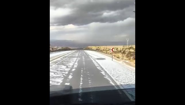 Elazığ'da dolu yağışı