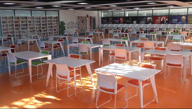 Yeşilyurt Belediyesi'nden Çilesiz Mahallesi'ne 250 kişilik kütüphane