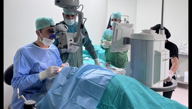 Çukurca'da katarak ameliyatı yapıldı
