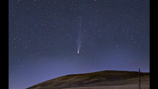 Lemmon kuyruklu yıldızı Bitlis semalarında parladı