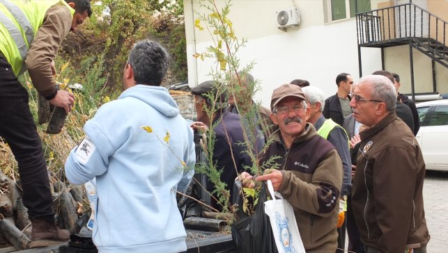 Keban'da "Milli Ağaçlandırma Günü" kapsamında 2 bin fidan dağıtıldı