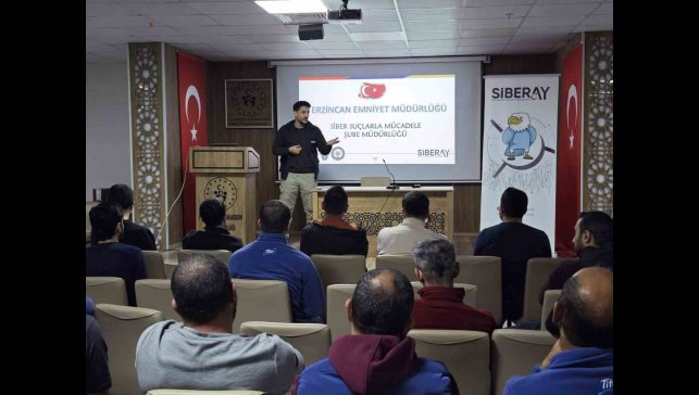 Erzincan'da KYK öğrencilerine siber farkındalık semineri