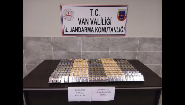 Van'da kaçak sigara ve malzeme ele geçirildi
