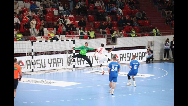 A Milli Hentbol Erkek Milli Takımı, Güney Kıbrıs Rum Kesimi'ni yenerek ikinci tura yükseldi