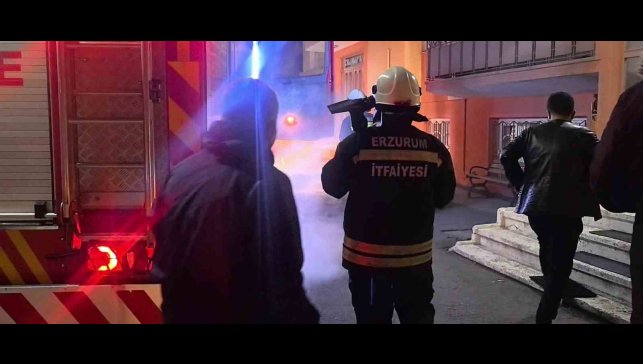 Palandöken'de korkutan yangın