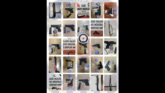 Elazığ'da aranan 89 şahıs yakalandı