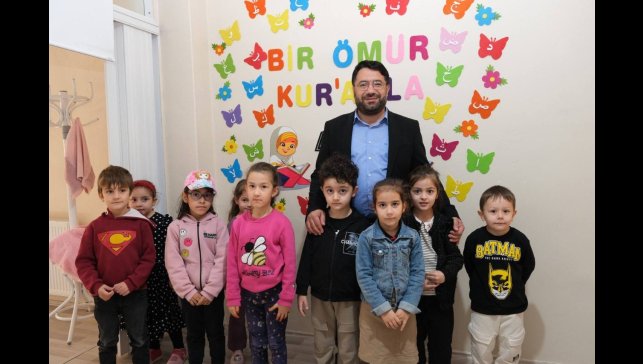 Müftü Fakirullahoğlu'ndan Kuran Kurslarına ziyaret