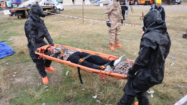 Erzincan'da 6,4 büyüklüğünde deprem tatbikatı yapıldı