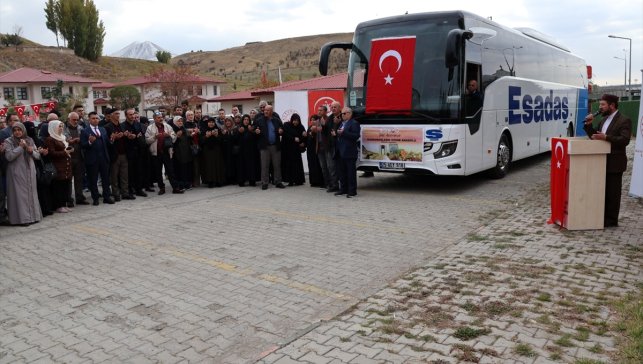 Erzurum'da 36 şehit yakını Çanakkale'ye uğurlandı