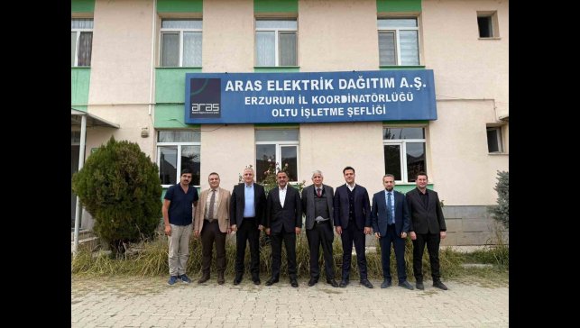 Aras EDAŞ üst yönetimi saha ziyaretlerinde