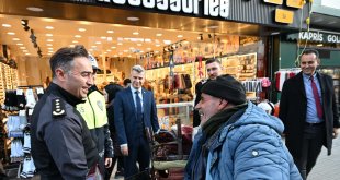 Ağrı Emniyet Müdürü Önder, kent merkezinde güvenlik tedbirlerini denetledi