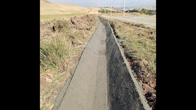 Kepenek köyü sulama tesisi tamamlandı