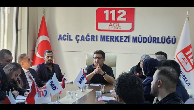 Hakkari'de masa başı tatbikatı