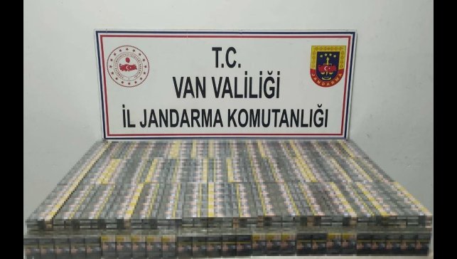Van'da bin 980 paket kaça sigara ele geçirildi