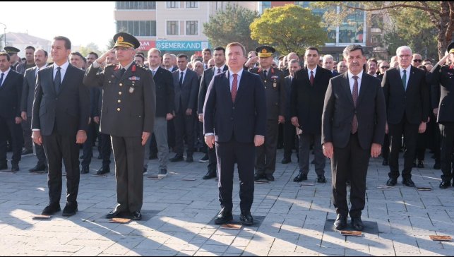 Erzincan'da 10 Kasım Atatürk'ü Anma Günü