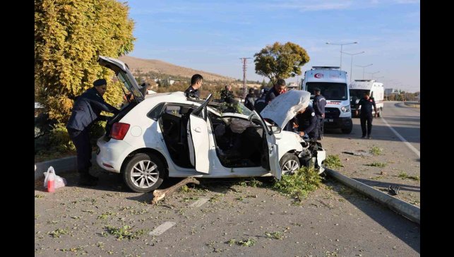 Elazığ'da ki feci kazada anne ve oğlu öldü