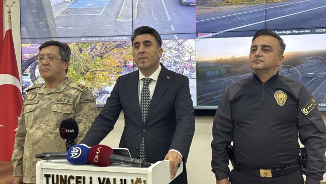 Tunceli Valisi Aygöl, eylül ve ekim aylarının asayiş olaylarını değerlendirdi: