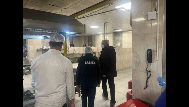 Hakkari'de GSB yurt yemekhanesi zabıta denetiminden geçti