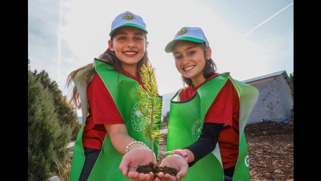 Erzincan'da 14 bin fidan toprakla buluştu