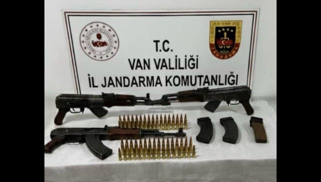 Van'da 3 adet uzun namlulu silah ele geçirildi