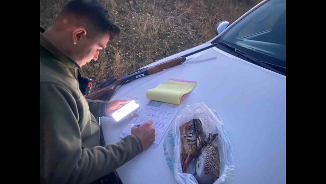 Erciş'te kaçak avcılıkla mücadele çalışması