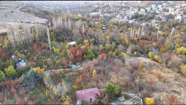 Yeşilyurt'ta sonbaharda kartpostallık görüntüler ortaya çıktı