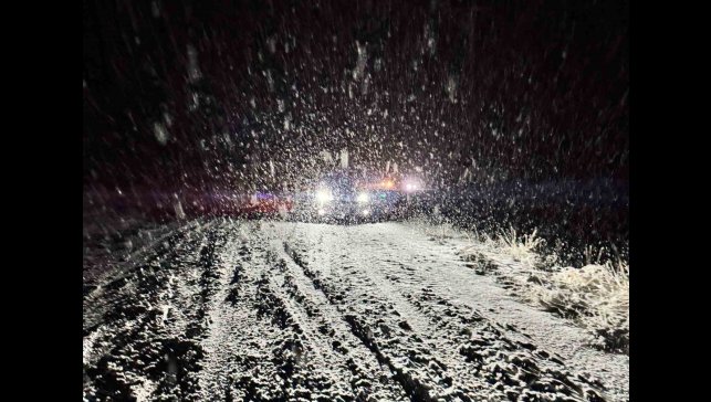 Malatya kırsalında kar yağışı etkili oluyor