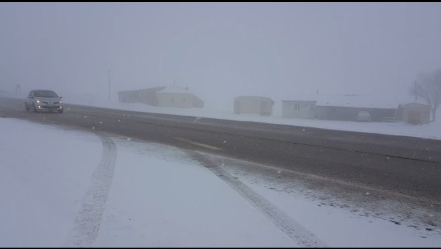Kızıldağ'da kar etkili oldu