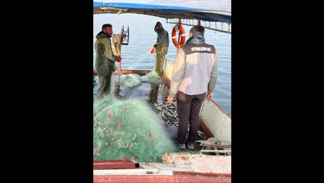 Van Gölü'nde balıkçılık denetimi yapıldı