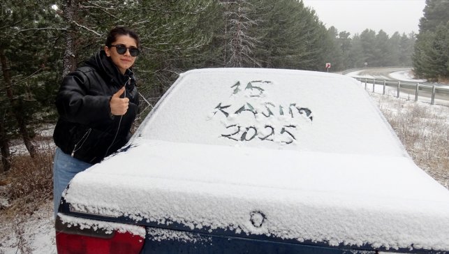 Kars'ta yüksek kesimlerde kar etkili oldu