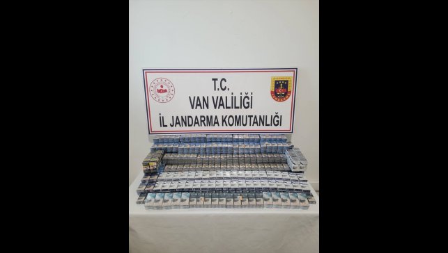 Van'da gümrük kaçağı sigara ve malzeme ele geçirildi