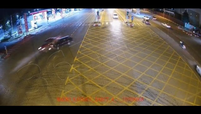 Malatya'da meydana gelen feci kazalar KGYS kameralarında