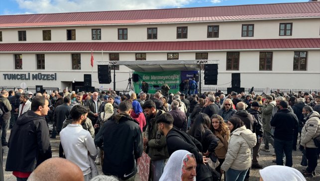 Tunceli'de doğa ve yaşam mitingi düzenlendi