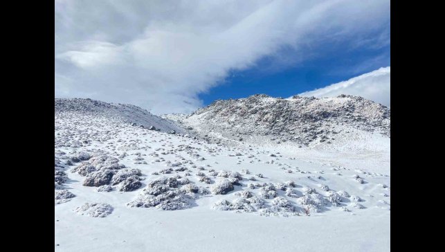 Aydınlar'da kar yağışı