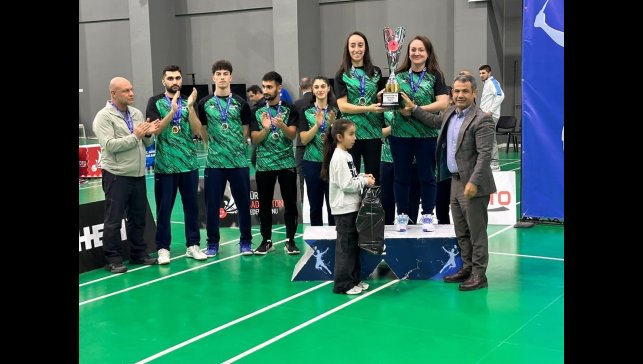 Badmintonda Erzincan Telekom Spor ikinci oldu