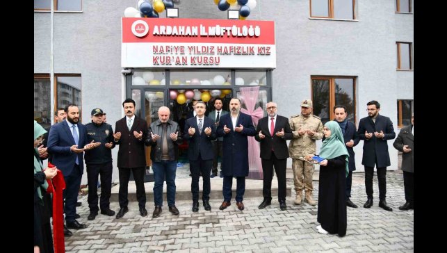 Ardahan'da, Kız Kur'an Kursu'nun açılışı yapıldı
