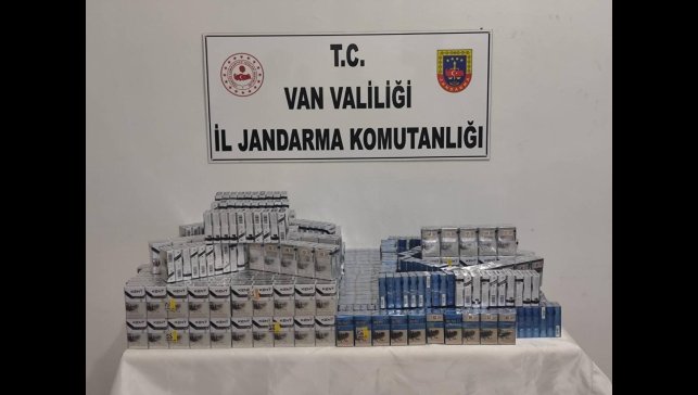 Van'da 2 bin 192 paket kaçak sigara ele geçirildi