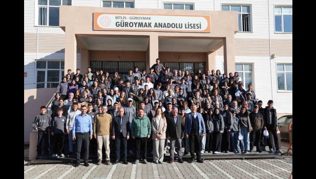 "Mavide Bilim" projesi Güroymak'ta öğrencilerle buluştu