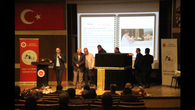 Erzurum'da kutsal topraklara yolculuk öncesi umre provası