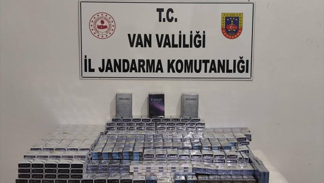 Van'da 2 bin 192 paket kaçak sigara ele geçirildi
