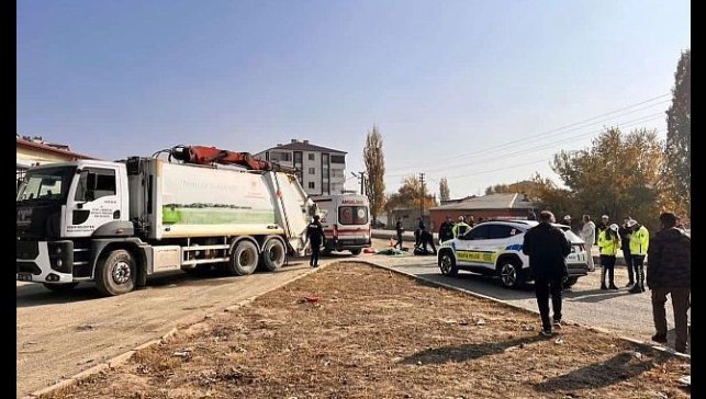 Iğdır'da çöp aracının çarptığı kadın hayatını kaybetti