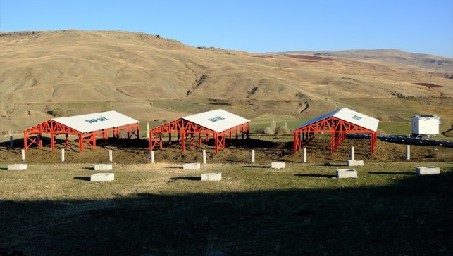 Ağrı'nın iki köyünde hayvancılığın modernize edilmesi amacıyla altyapı oluşturuldu