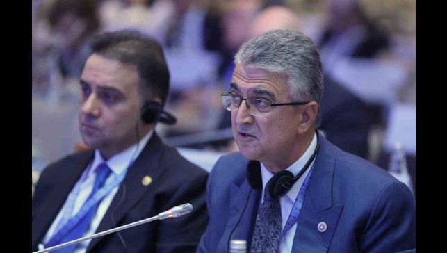 MHP Milletvekili Aydın, Akdeniz Forumu'nda, Gazze'deki insanlık dramını ve kalıcı barış çağrısını dile getirdi