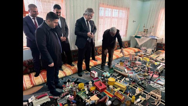 Parkinson hastasının üretim mücadelesine kaymakamdan destek